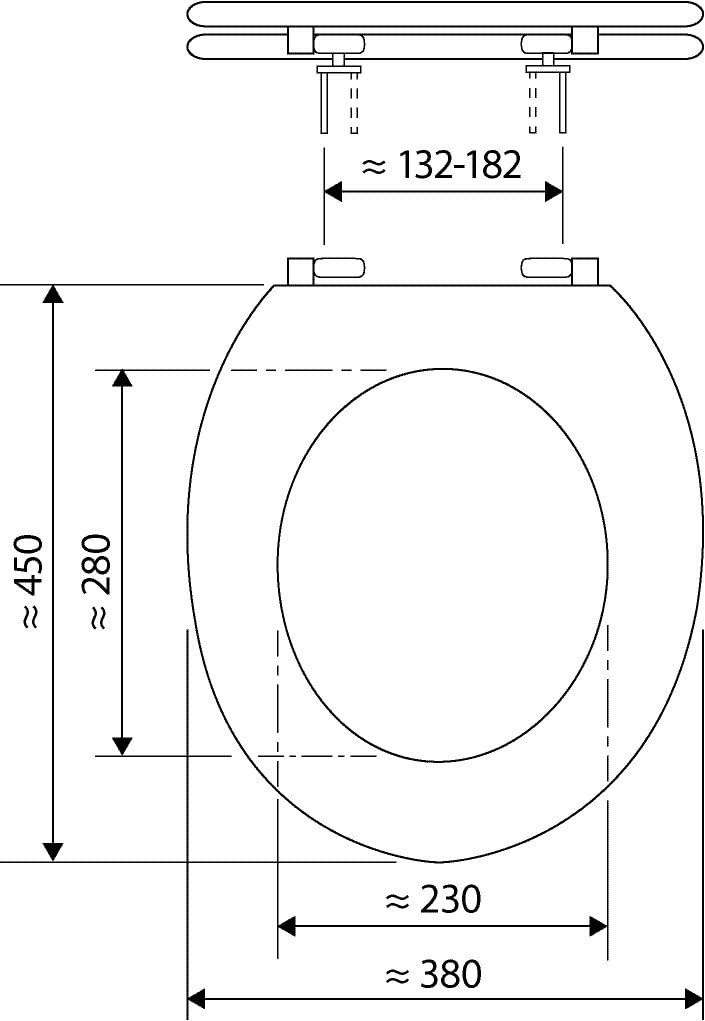 WC-Sitz mit Absenkautomatik, Dekor Dschungel, Gloss Toilettensitz mit Holzkern