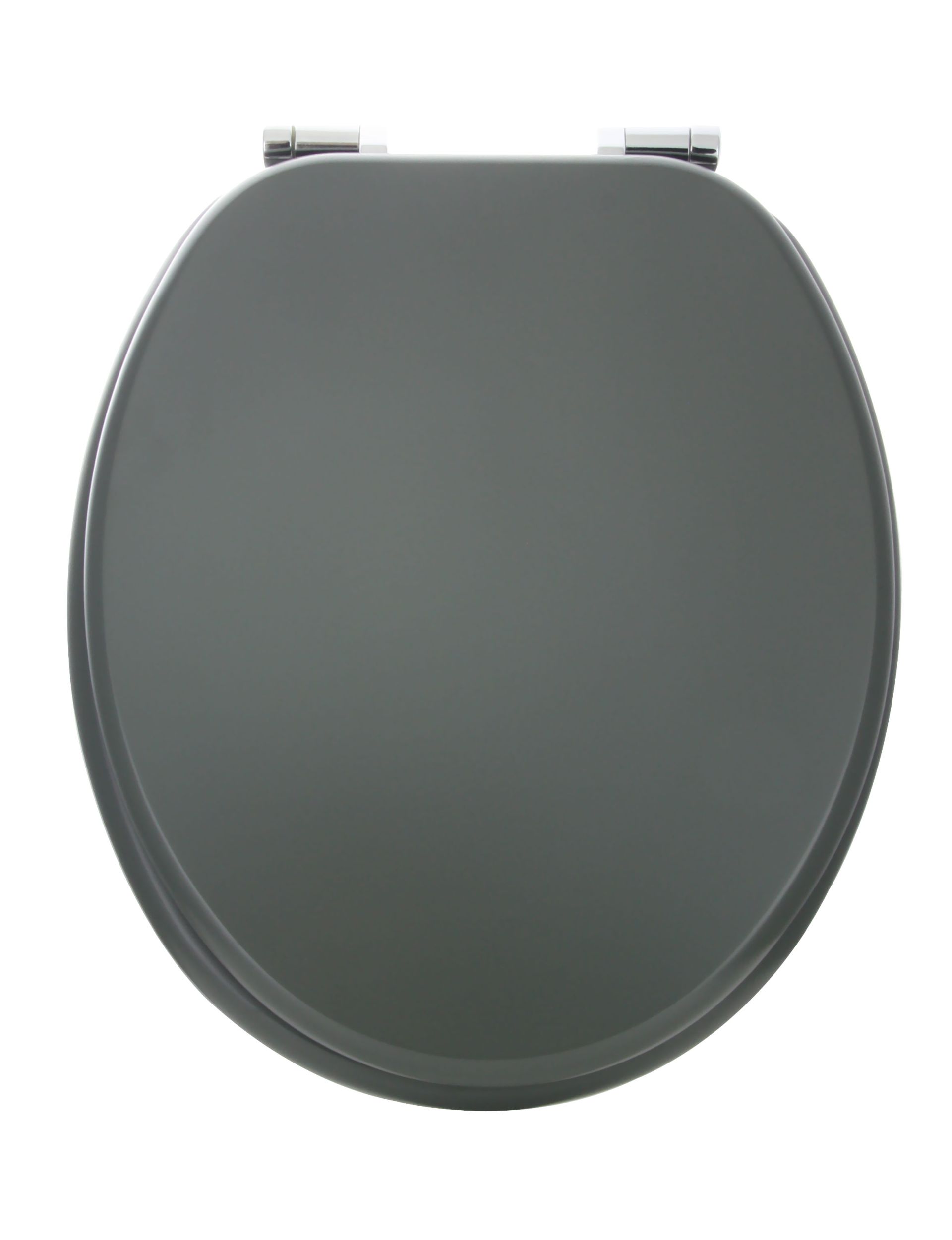 WC Sitz FINE Anthrazit mit Holzkern Toilettensitz mit Absenkautomatik, ASMFIN7306