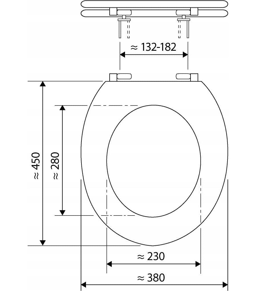 Holzkern WC-Sitz Toilettendeckel mit Absenkautomatik Motiv Disteso Lila