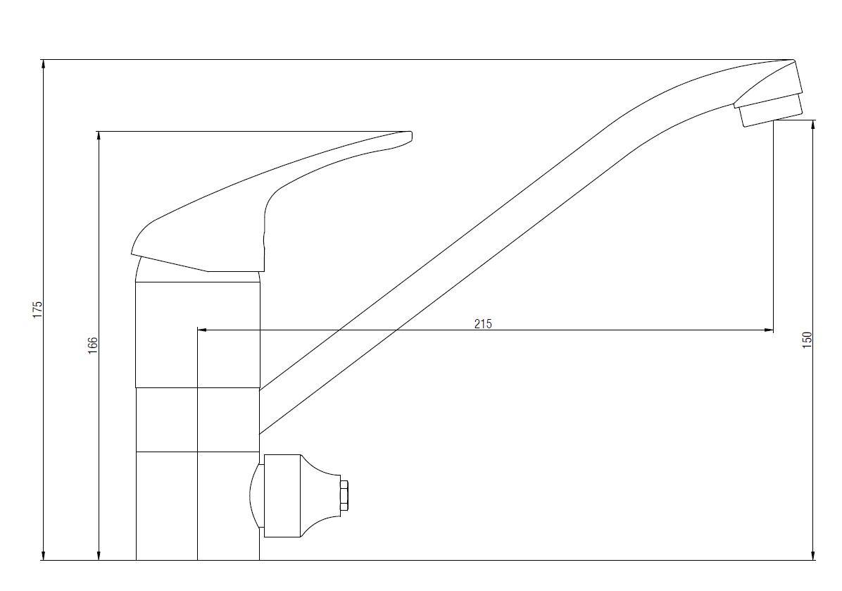 Spültischarmatur mit Spülmaschinenanschluss, Geräteanschluss, Küchen Wasserhahn Chrom Hochdruck