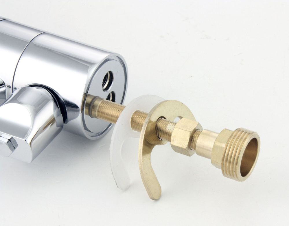 Spültischarmatur mit Spülmaschinenanschluss, Geräteanschluss, Küchen Wasserhahn Chrom Hochdruck