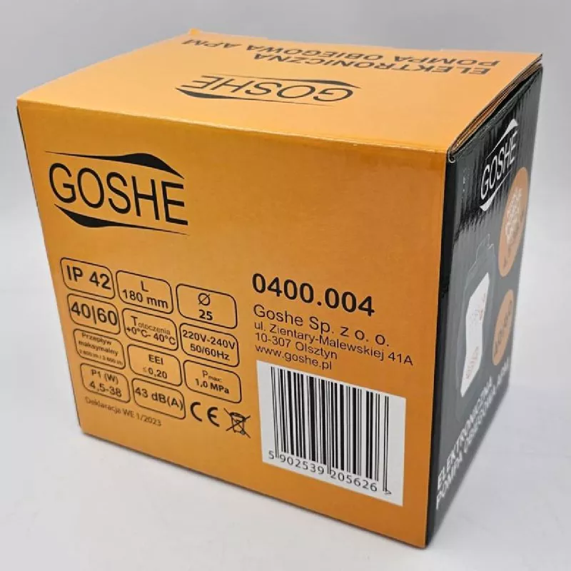 Elektronische Umwälzpumpe für Zentralheizung APM GOSHE 40/60 25-180