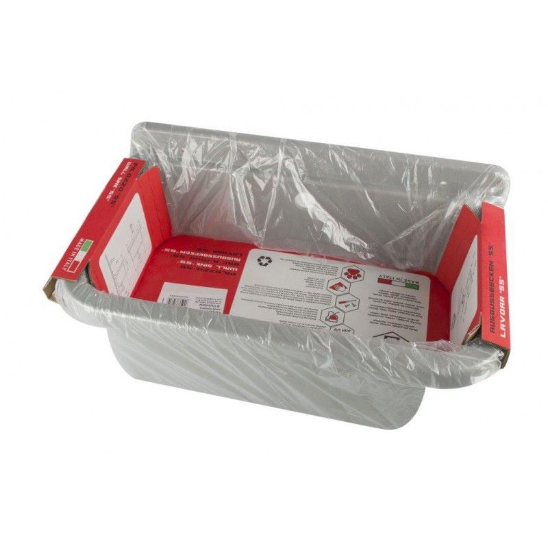 AUSGUSSBECKEN EDELSTAHL WANDAUSGUSSBECKEN WASCHTROG WANDBECKEN TROG SP&Uuml;LBECKEN E